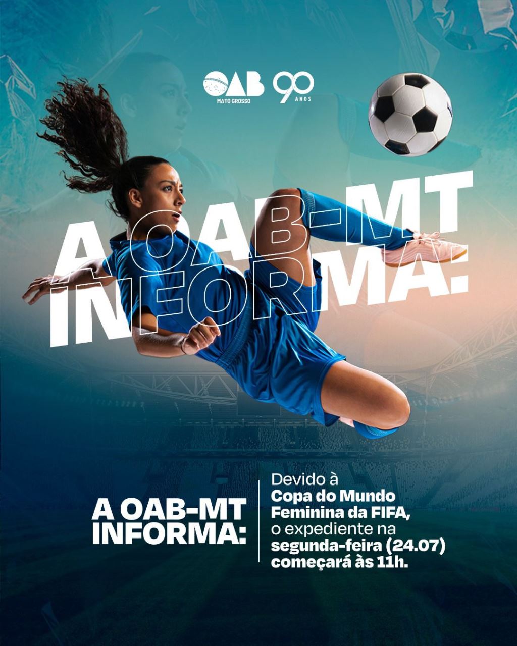 Expediente será flexibilizado em jogos da seleção feminina de futebol