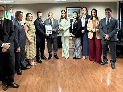 Foto da Notícia: Gisela Cardoso e comitiva apresentam reivindicações no TRF1, em Brasília