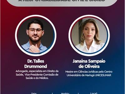 Foto da Notícia: Responsabilidade Civil e Sigilo no Direito Médico é tema de palestra na 3ª Subseção