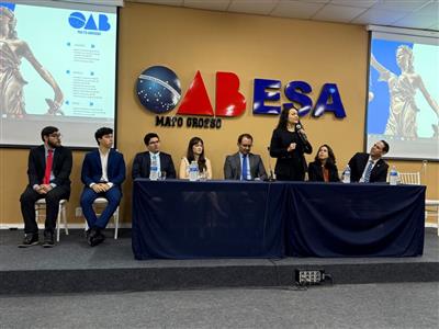 Notícia destaque: Estudantes de Direito da UFMT visitam OAB-MT para conhecer a casa da advocacia