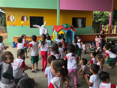 Foto da Notícia: OAB Tangará da Serra leva alegria da Páscoa para as creches municipais