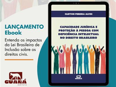 Foto da Notícia: Advogado lança livro sobre os direitos das pessoas com Deficiência Intelectual e o disponibiliza gratuitamente