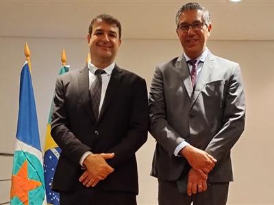 Foto da Notícia: OAB-MT se faz presente na posse do novo superintendente da Polícia Federal em MT