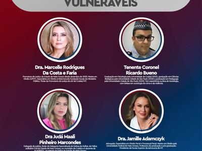 Foto da Notícia: OAB-MT discute violência contra a mulher e pessoas transgênero em palestra sobre Proteção Aos Grupos Vulneráveis