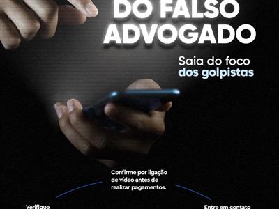 Foto da Notícia: OAB-MT reforça campanha de orientação e combate a golpes e cria novo canal para receber denúncias