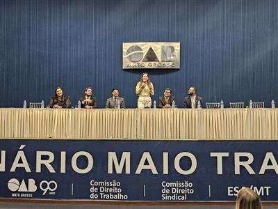 Foto da Notícia: Seminário debate temas atuais do direito trabalhista