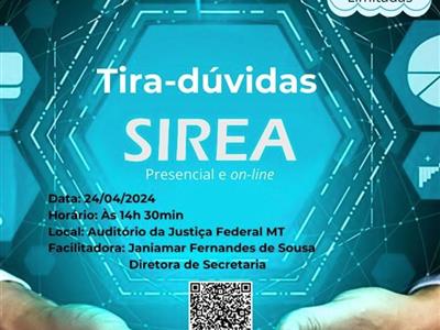 Notícia destaque: OAB-MT orienta advogados sobre tira-dúvidas do SIREA