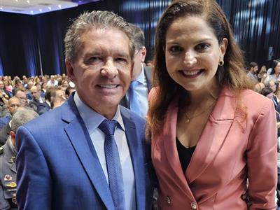 Foto da Notícia: Gisela Cardoso participa da posse da nova diretoria do TCE-MT