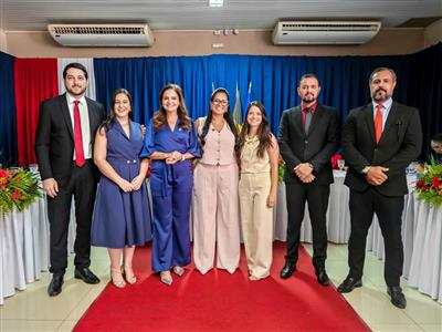 Foto da Notícia: Gisela Cardoso dá posse à primeira mulher à assumir a presidência da 20ª Subseção, Lindamir Macedo de Paiva