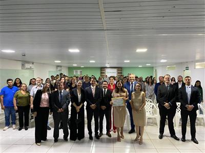 Notícia destaque: Presidente Gisela Cardoso ministra aula magna em Jaciara