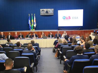 Foto da Notícia: Abertura da reunião do Conselho Estadual da OAB-MT é marcada por lançamentos