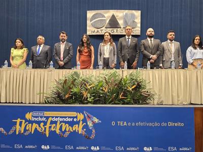 Notícia destaque: OAB-MT encerra Abril Azul promovendo conscientização e defendendo direitos