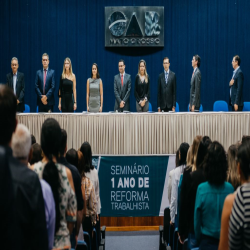 Seminário 1 Ano da Reforma Trabalhista - Fotografo: ZF Press