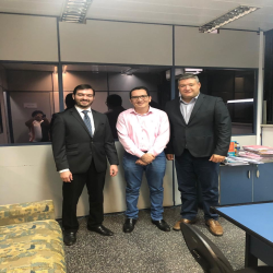 Visita institucional da Comissão de Assuntos Fundiários ao Intermat