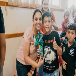 Doação de Ovos de Páscoa a crianças e adolescentes da Pastoral do Migrante