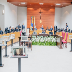 Solenidade de 145 anos do Poder Judiciário - Fotografo: George Dias/ ZF Press