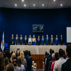 Posse das Comissões Temáticas 2019 - 2021 e entrega de doações a funcionários da Santa Casa e detentas - Fotografo: George Dias/ZF Press