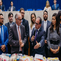 Posse das Comissões Temáticas 2019 - 2021 e entrega de doações a funcionários da Santa Casa e detentas - Fotografo: George Dias/ZF Press