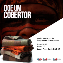 Campanha de arrecadação de cobertores