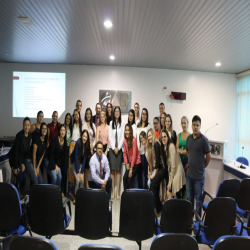 Palestra sobre violência obstétrica - Fotografo: Valmir Santana/CRM-MT