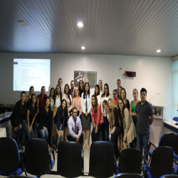 Palestra sobre violência obstétrica - Fotografo: Valmir Santana/CRM-MT