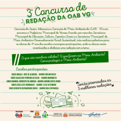 3º Concurso de Redação da OAB VG