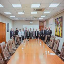 Reunião sobre as obras do Fórum de Lucas do Rio Verde