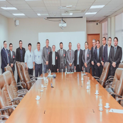 Reunião sobre as obras do Fórum de Lucas do Rio Verde