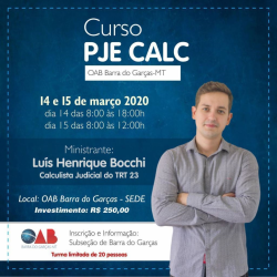 Curso de PJE Calc