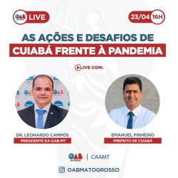 Live com Prefeito de Cuiabá