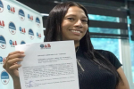 Capa do Vídeo: OAB-MT celebra Daniella Veyga, primeira mulher trans a receber certidão de estagiária