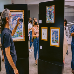 10/08 - Abertura da exposição de obras de Adri Sodré na OAB-MT - Fotografo: George Dias / OAB-MT