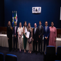 14/10 - Homenagem aos professores, OAB-MT entrega moções de aplausos a docentes do Direito