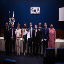 14/10 - Homenagem aos professores, OAB-MT entrega moções de aplausos a docentes do Direito