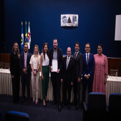 14/10 - Homenagem aos professores, OAB-MT entrega moções de aplausos a docentes do Direito