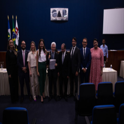 14/10 - Homenagem aos professores, OAB-MT entrega moções de aplausos a docentes do Direito