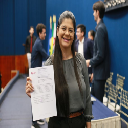Novos advogados e estagiários recebem certidões na OAB-MT - 05/09 - Fotografo: Fernando Rodrigues