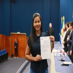 Novos advogados e estagiários recebem certidões na OAB-MT - 05/09 - Fotografo: Fernando Rodrigues