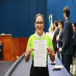 Novos advogados e estagiários recebem certidões na OAB-MT - 05/09 - Fotografo: Fernando Rodrigues