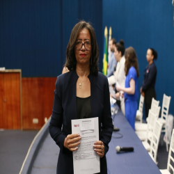 07-10 - Novos advogados e estagiários recebem certidões na OAB-MT - Fotografo: Fernando Rodrigues