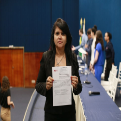 07-10 - Novos advogados e estagiários recebem certidões na OAB-MT - Fotografo: Fernando Rodrigues