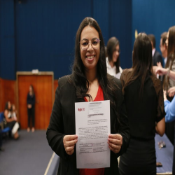 07-10 - Novos advogados e estagiários recebem certidões na OAB-MT - Fotografo: Fernando Rodrigues