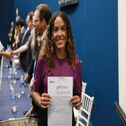 07-10 - Novos advogados e estagiários recebem certidões na OAB-MT - Fotografo: Fernando Rodrigues