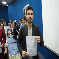 07-05 - Novos advogados e estagiários recebem certidões na OAB-MT - Fotografo: Fernando Rodrigues