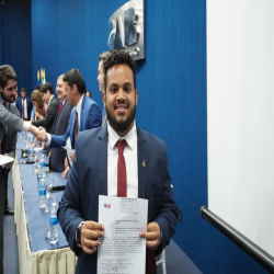 07-05 - Novos advogados e estagiários recebem certidões na OAB-MT - Fotografo: Fernando Rodrigues