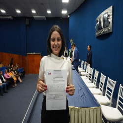 07-05 - Novos advogados e estagiários recebem certidões na OAB-MT - Fotografo: Fernando Rodrigues