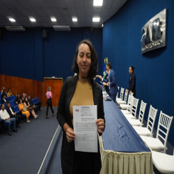 07-05 - Novos advogados e estagiários recebem certidões na OAB-MT - Fotografo: Fernando Rodrigues