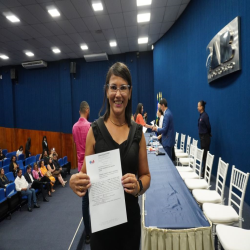 07-05 - Novos advogados e estagiários recebem certidões na OAB-MT - Fotografo: Fernando Rodrigues