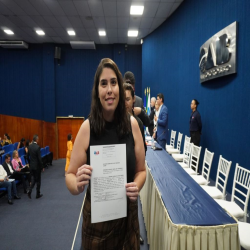 07-05 - Novos advogados e estagiários recebem certidões na OAB-MT - Fotografo: Fernando Rodrigues